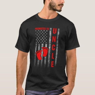 Främjad till farbror 2023 American Flagga Proud Ne T Shirt