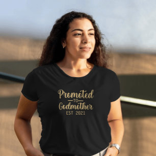 Främjad till Godmor Typography Anpassningsbarna Gu T Shirt
