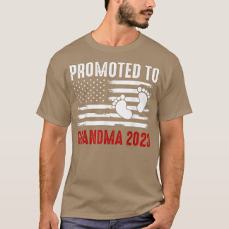 Främjad till Grandma 2023 snart till Gravid USA  T Shirt