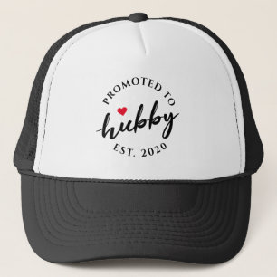 Främjad till Hubby Calligraphy Keps