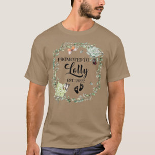 Främjad till Lolly Est 2022 Women Blommigt Första T Shirt
