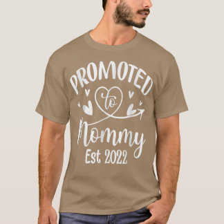 Främjad till Mamma 2022 Ny mamma 2022 för kvinnor T Shirt