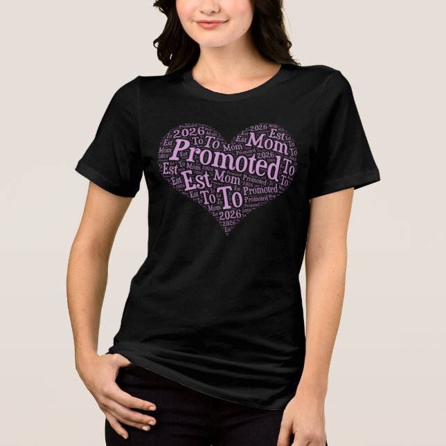 Främjad till Mamma Est 2024, Gift for Mamma T Shirt (Framsida)