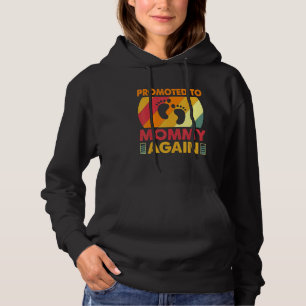 Främjad till Mamma på nytt Mamma Gravid Announceme T Shirt