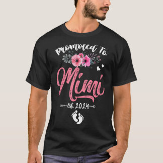Främjad till Mimi 2024 Första gången ny Mimi-gravi T Shirt