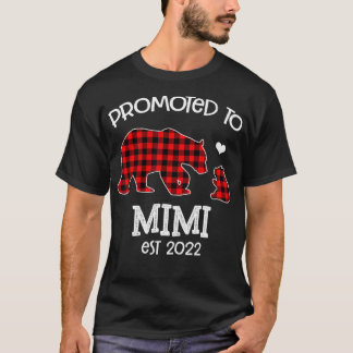 Främjad till Mimi est 2022 rödbjörn T Shirt