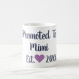 Främjad till Mimi Navy & Lila Mugg