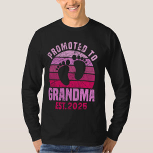 Främjad till mormor 2025 för ny mormor eller Ag T Shirt