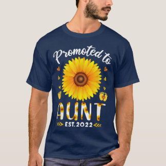 Främjad till Moster Est 2022 Solblommor Nya Moster T Shirt