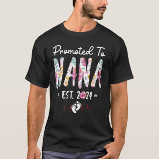 Främjad till Nana 2024 Första gången ny Nana-gravi T Shirt