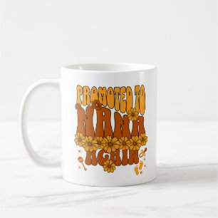Främjad till Nana igen stolt ny mormor 2025 Kaffemugg