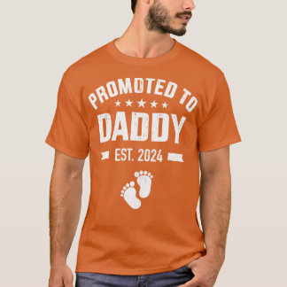 Främjad till ny pappa 2024 som snart blir pappa fa t shirt