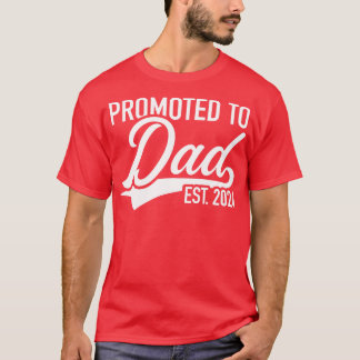 Främjad till pappa 2024 t shirt