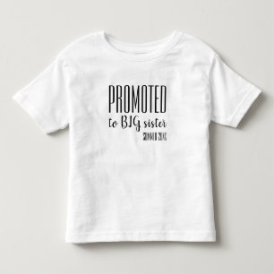 Främjad till storasysternas gravid t shirt