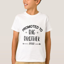 Främjad till storebror 2022, Baby-meddelande T Shirt