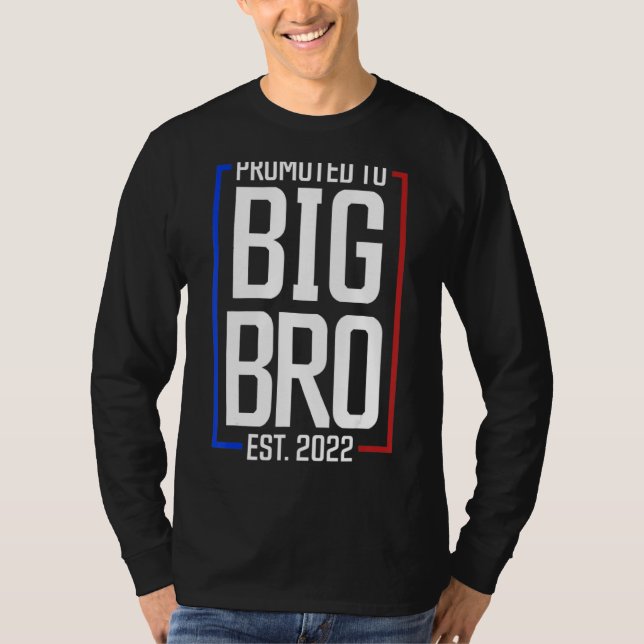 Främjad till storebror 2022 Big Bro snart till Bi T Shirt (Framsida)
