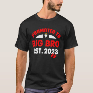 Främjad till storebror 2023 Gravid Announcemen T Shirt
