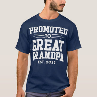Främjad till Underbar farfar 2022 Nya Underbara fa T Shirt