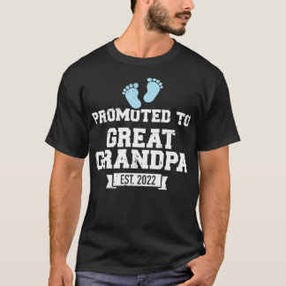 Främjad till underbar farfar 2022 t shirt