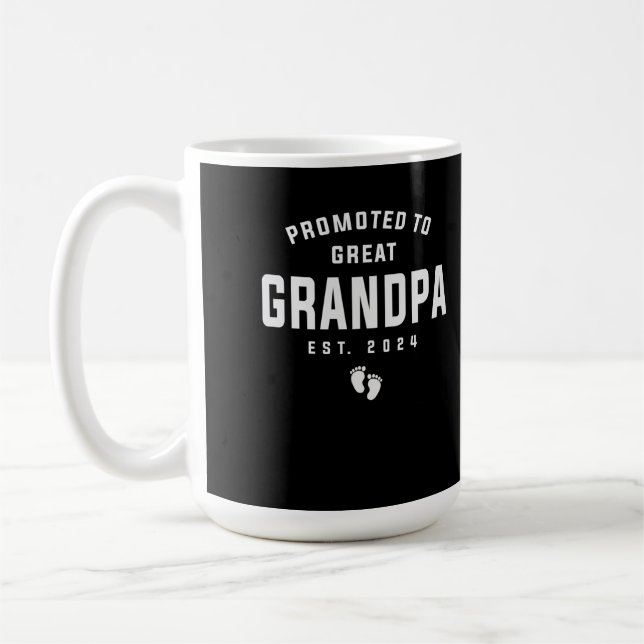 Främjad till Underbar farfar som ska vara under 20 Kaffemugg (Vänster)