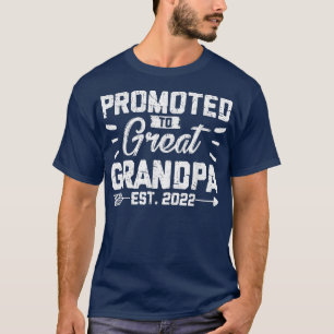 Främjad till Underbar Grandpa 2022 Cute Gravid Ann T Shirt