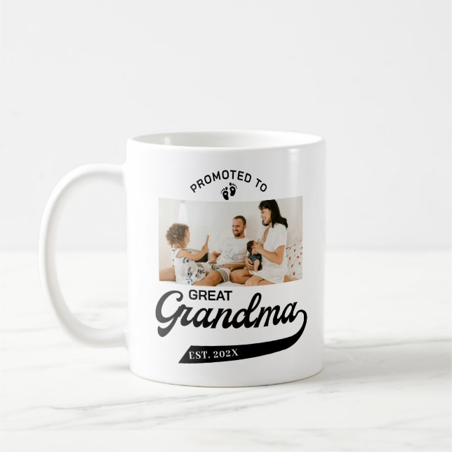 Främjad till Underbar morméfoto Kaffemugg (Vänster)