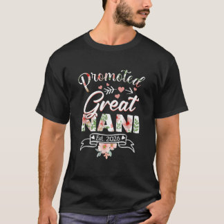 Främjad till Underbar Nani Est 2026 Första gången T Shirt