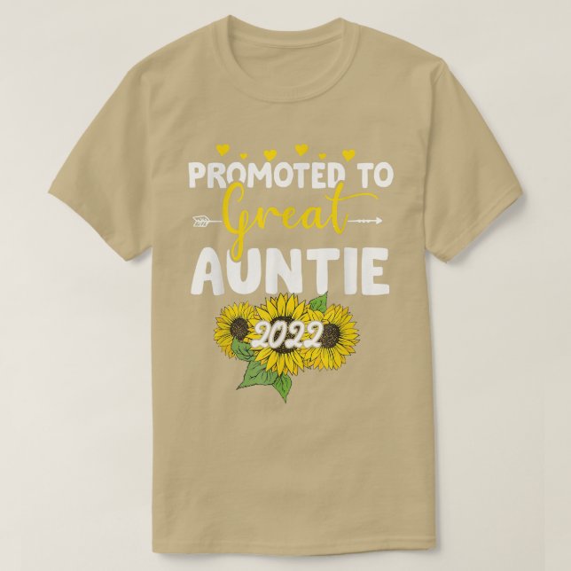 Främjad till Underbar tid 2022 Solros T Shirt (Design framsida)