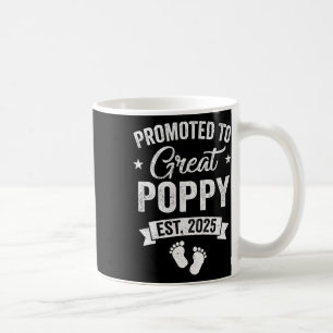 Främjad till Underbar vallmo Est 2025 Gravid Annou Kaffemugg