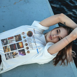Främjande av fotostödraster för Instagram-fotokoll T Shirt