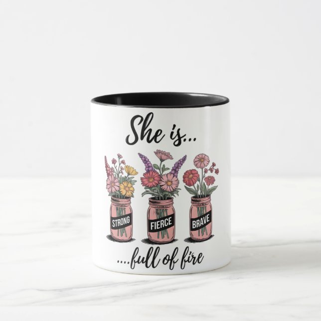 Främjande av inspiration/citat mugg (Center)