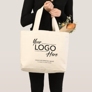 Främjande av modern Logotyp för företag Jumbo Tygkasse