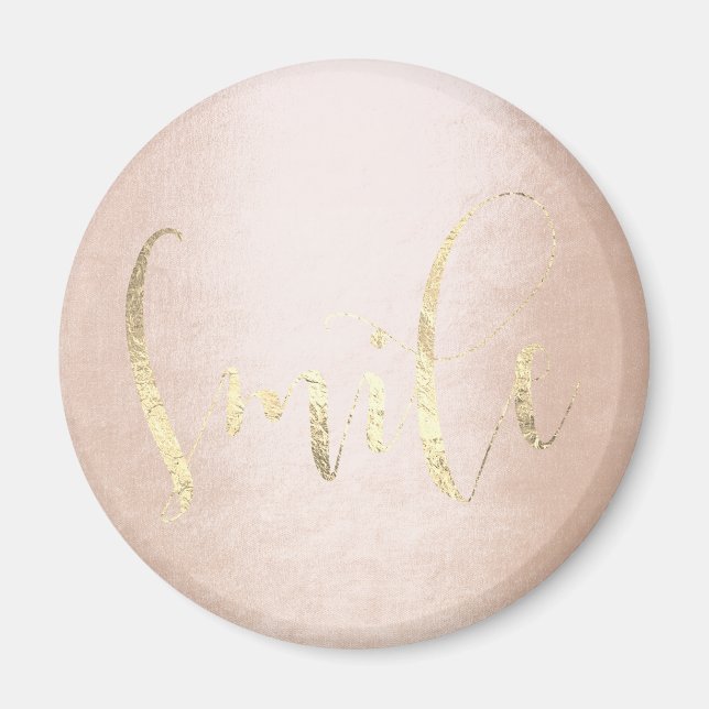  främjande av sjömil Ro Guld Foxiers Rosa Magnet (Framsidan)