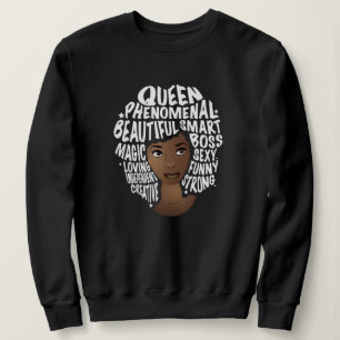 Främjande av svarta kvinnor, natursköna kvinnor t shirt