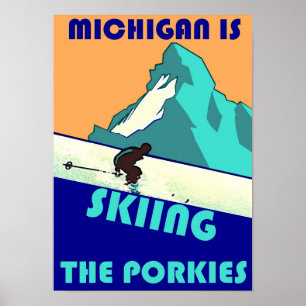 FRÄMJANDE POSTER MICHIGAN SKULLE KUNNA SÄTTA PORKI