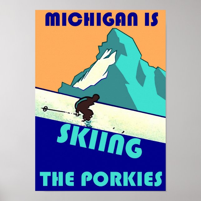 FRÄMJANDE POSTER MICHIGAN SKULLE KUNNA SÄTTA PORKI (Framsidan)