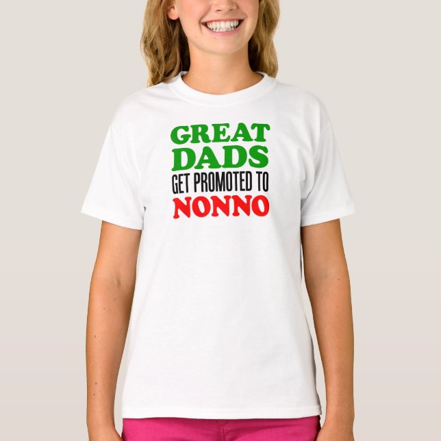 Främjat till Nonno T-shirt (Framsida)