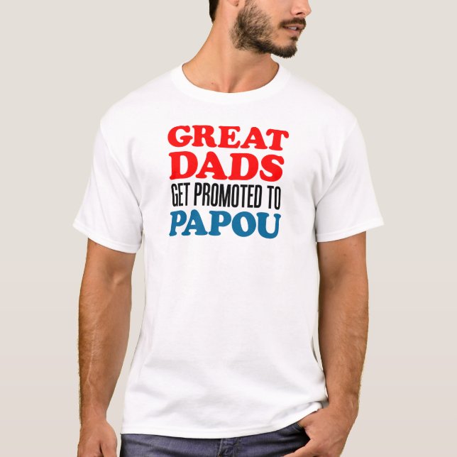 Främjat till Papou Tee Shirt (Framsida)
