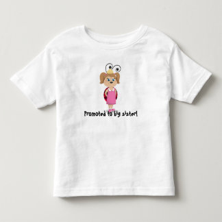 Främjat till storasysterflickanyckelpigan rufsa tee shirt