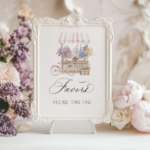 Främjer Elegant utanför Möhippan för marknadsprov Poster