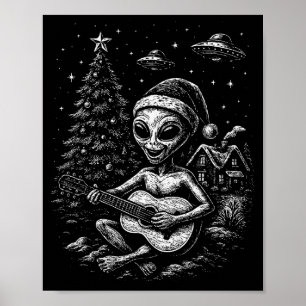 Främling älskar jul poster