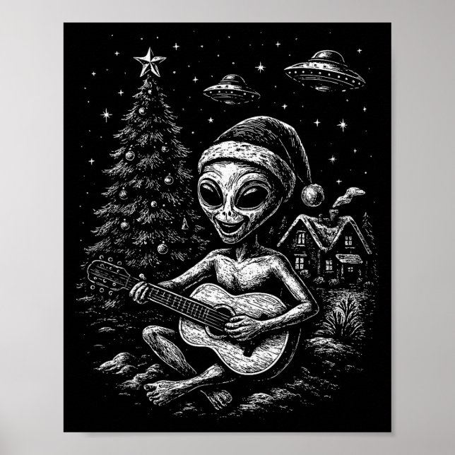 Främling älskar jul  poster (Framsidan)
