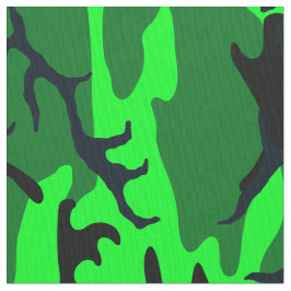 Främling gröna Camo Tyg
