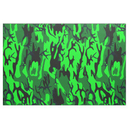 Främling gröna Camo Tyg