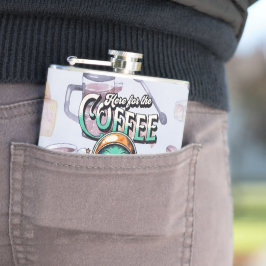 Främling här för kaffet fickplunta