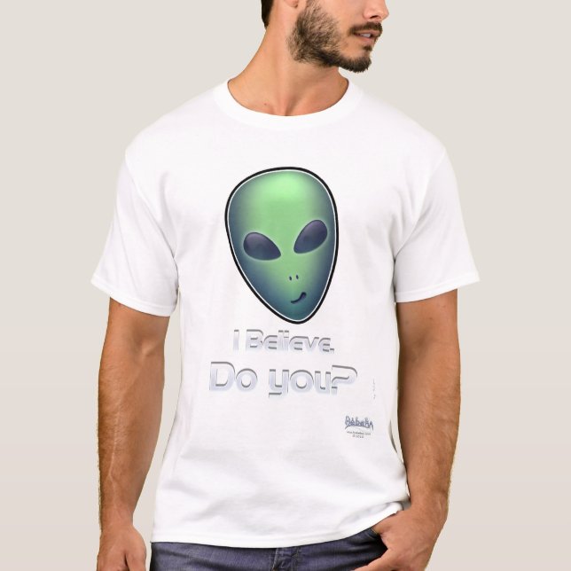 Främling: Jag Believe gör dig? Damer förstörde T-shirt (Framsida)