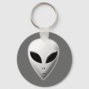Främling Keychain för ZetaReticulan Roswell grå Nyckelring