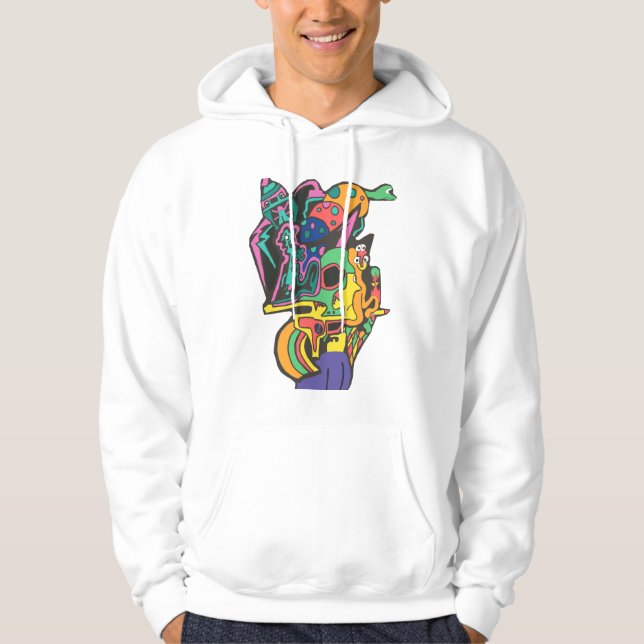 Främling Nerf Gun Hoodie (Framsida)