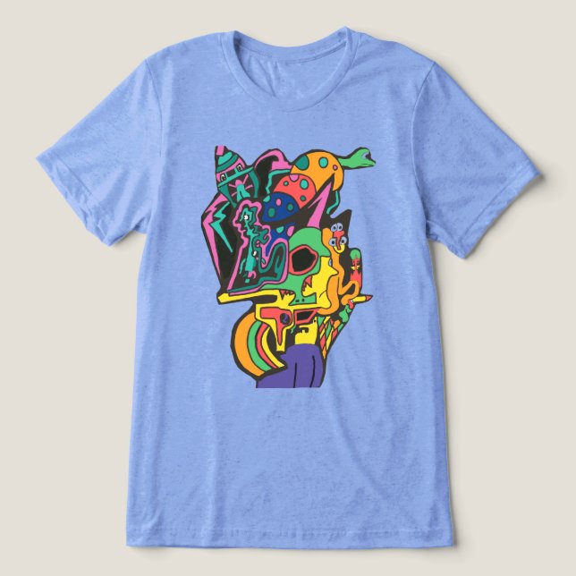 Främling Nerf Gun T Shirt (Design Framsida)
