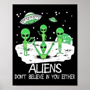 Främling tror inte på dig heller Rolig Främling Lå Poster